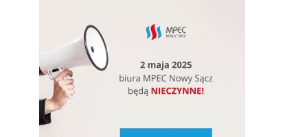 2 maja biura MPEC będą nieczynne
